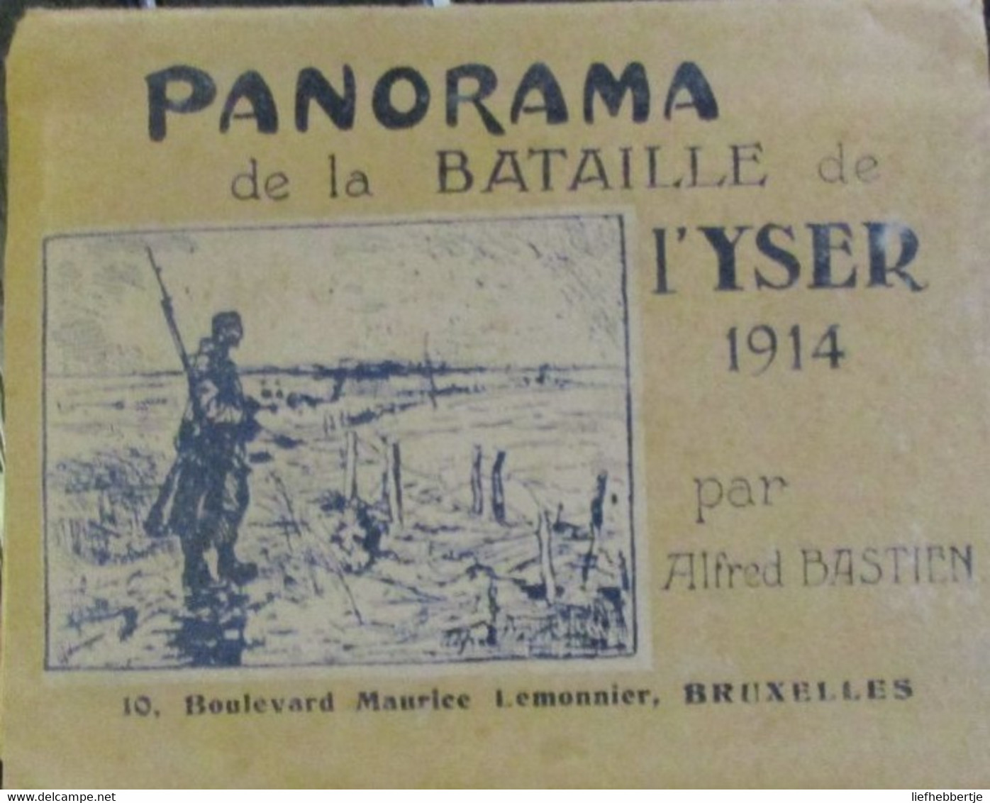 Panorama De La Bataille De L'Yser 1914 - Par A. Bastien - 1914_1918 - Weltkrieg 1914-18