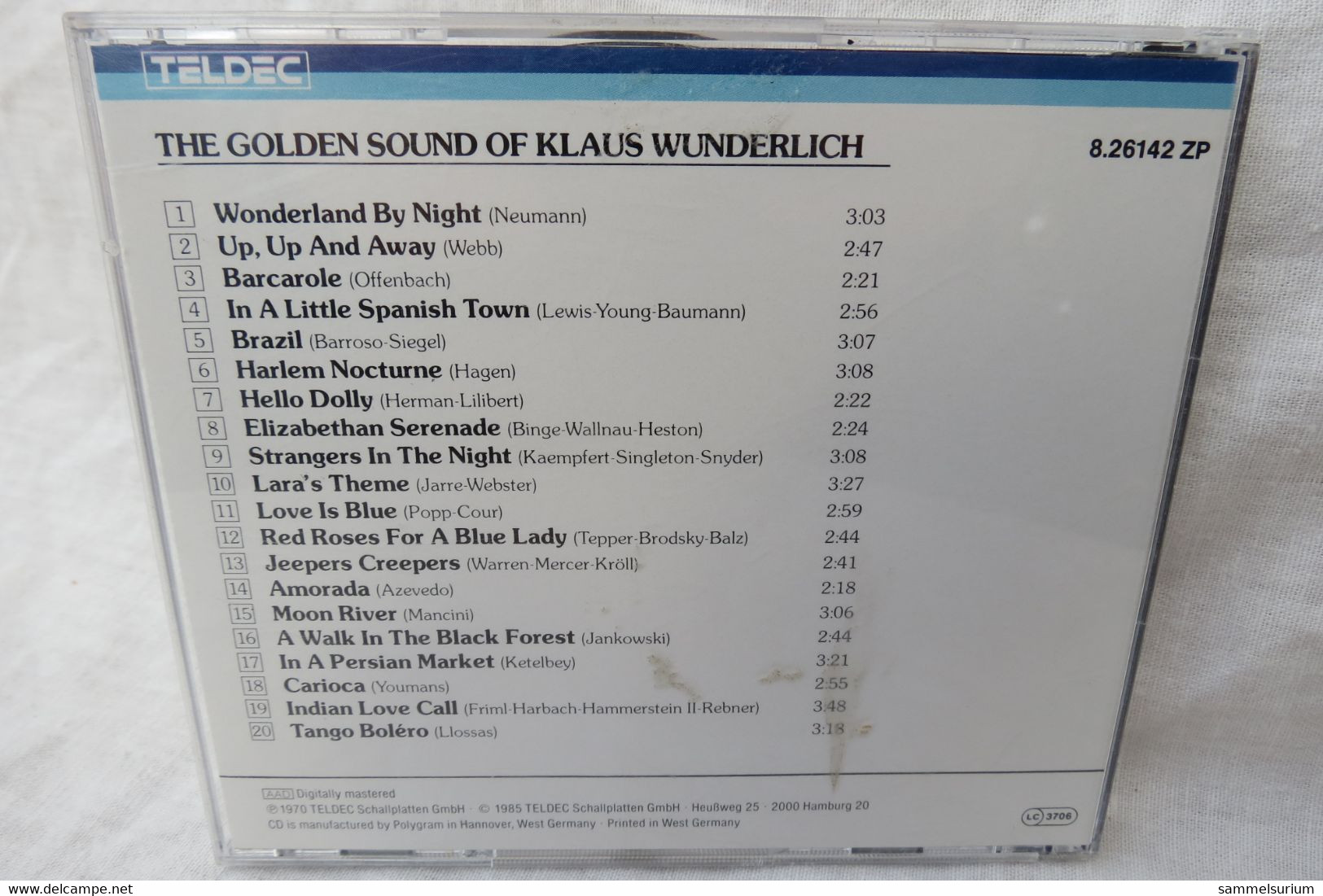 CD "Klaus Wunderlich" The Golden Sound Of Klaus Wunderlich - Strumentali