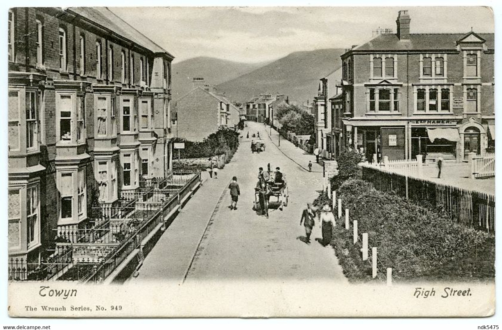 TOWYN : HIGH STREET / ADDRESS - WORCESTER, BRITANNIA HOUSE, HIGH SCHOOL, (DAVIS) / PENIAETH - Merionethshire