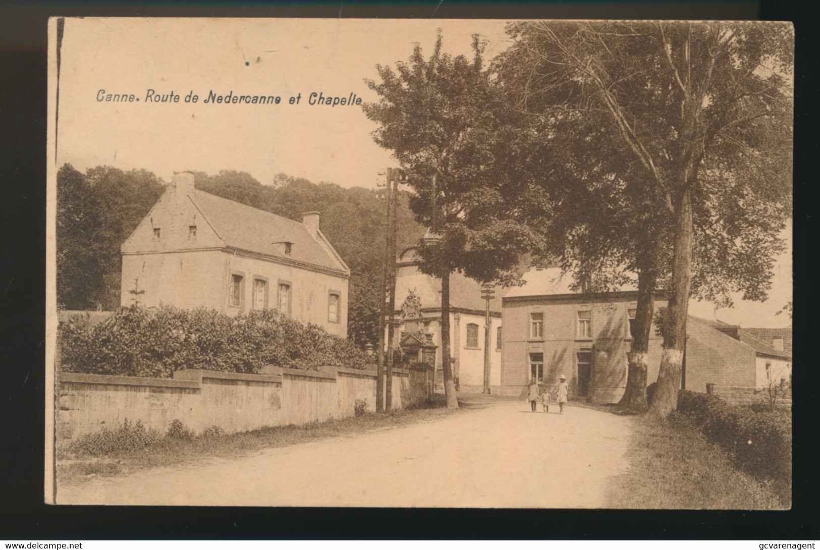 CANNE  ROUTE DE NEDERCANNE ET CHAPELLE    2 SCANS - Riemst