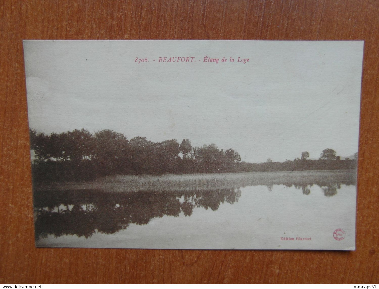 BEAUFORT  étang De La Loge. Rare 39 Jura - Beaufort