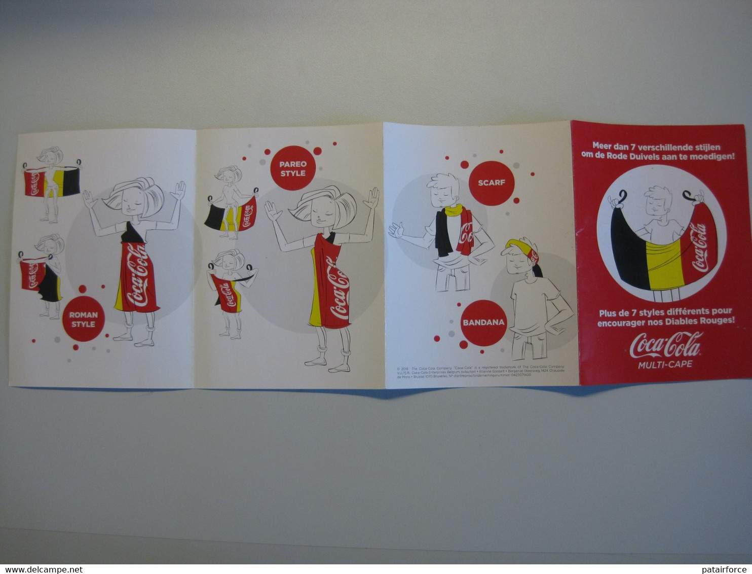 Coca Cola Multi Cape 2016 / Rode Duivels Diables Rouges - Autres & Non Classés