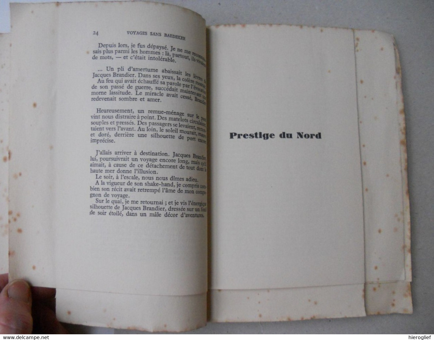 VOYAGES SANS BAEDEKER par Camille Melloy 1936 signé + dédicasse / exempl 38 de 45