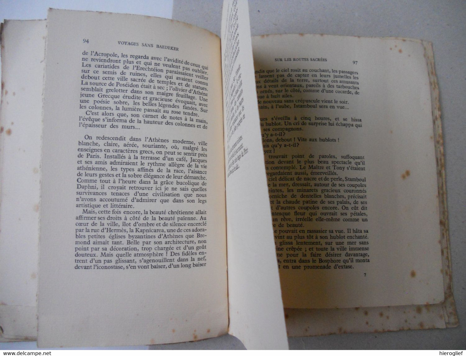 VOYAGES SANS BAEDEKER par Camille Melloy 1936 signé + dédicasse / exempl 38 de 45