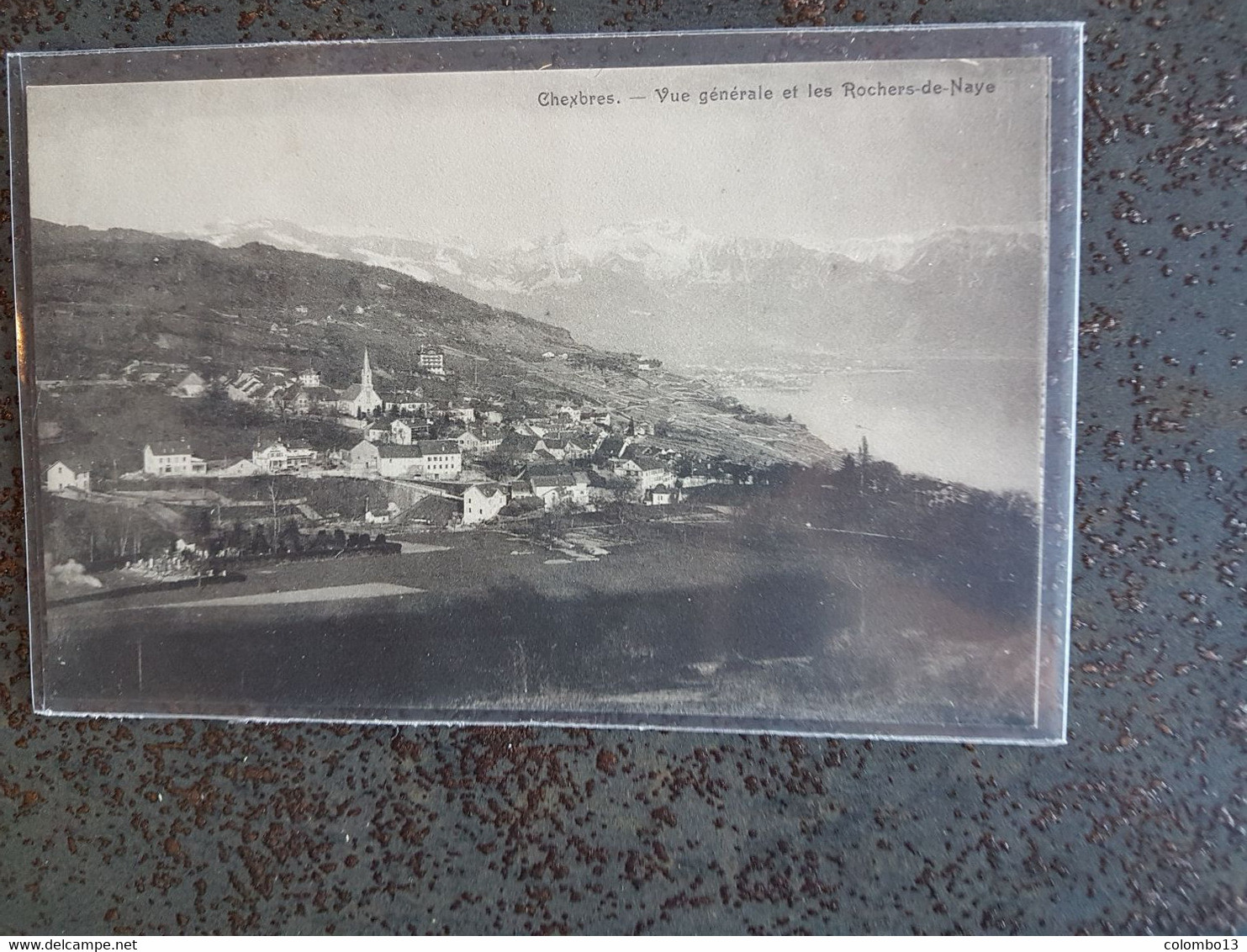 SUISSE CHEXBRES VUE GENERALE ET LES ROCHERS DE NAYE - Chexbres