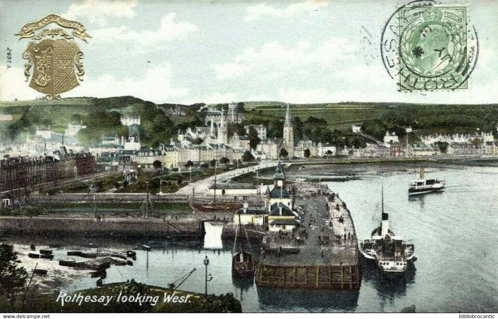 SCOTLAND - ROTHESAY - LOOKING WEST1905 - Bute