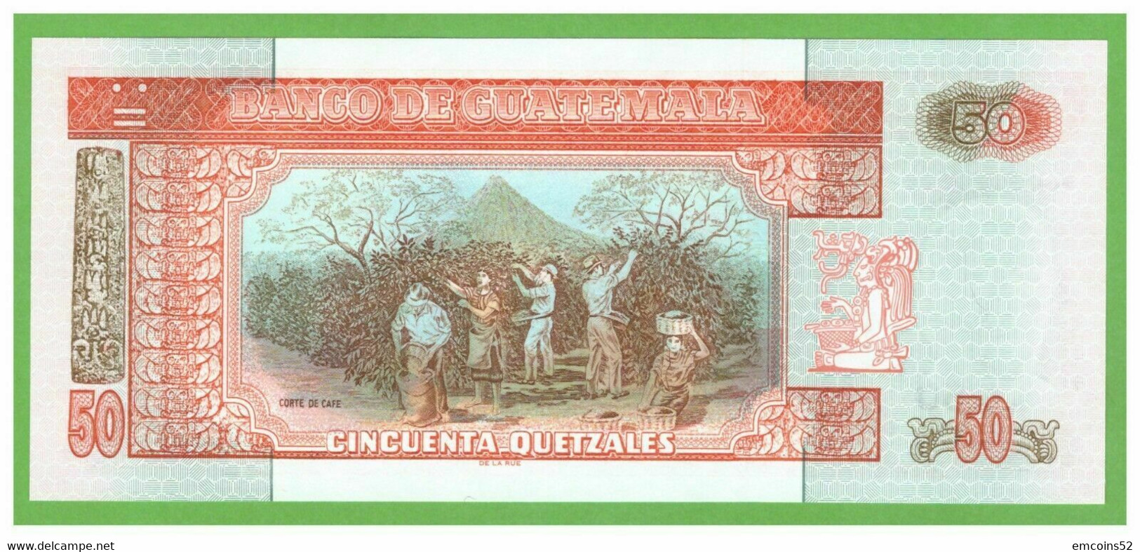 GUATEMALA 50 QUETZALES 2006  P-113a  UNC - Guatemala