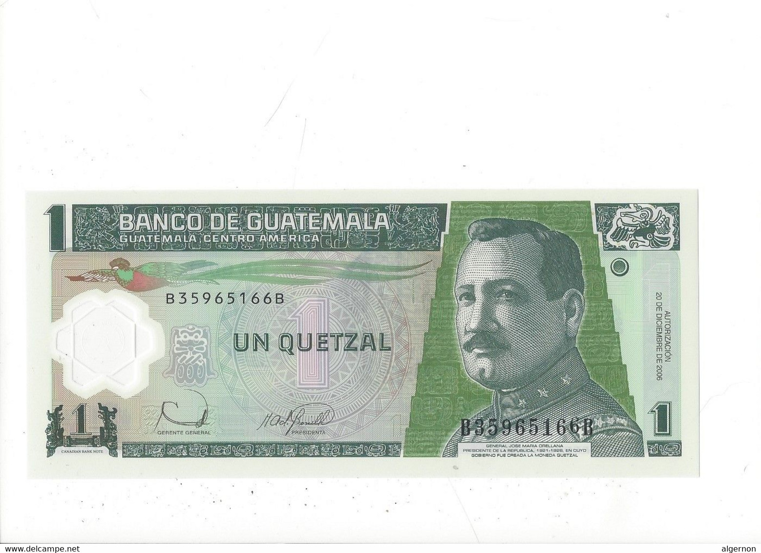 29550 -  Banco De Guatemala Un Quetzal 2006 - Guatemala