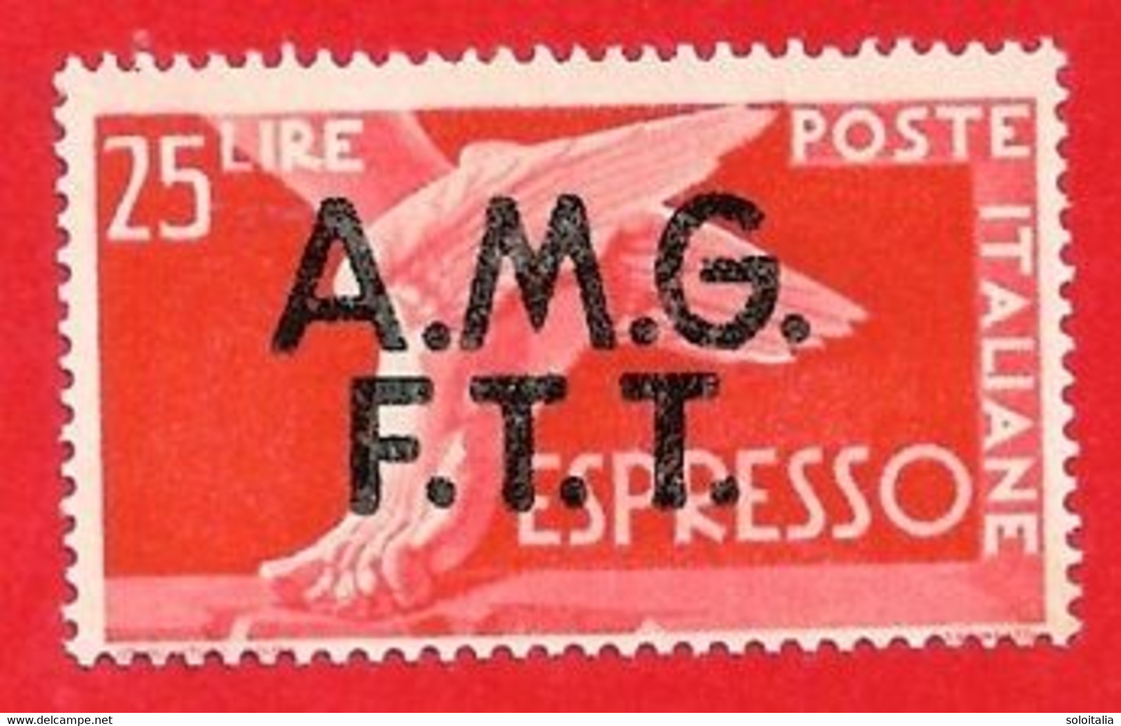 1947-48 (2) Serie Democratica Sovrastampati Su Due Righe Lire 25 - Nuovo MNH LEGGI BENE - Express Mail