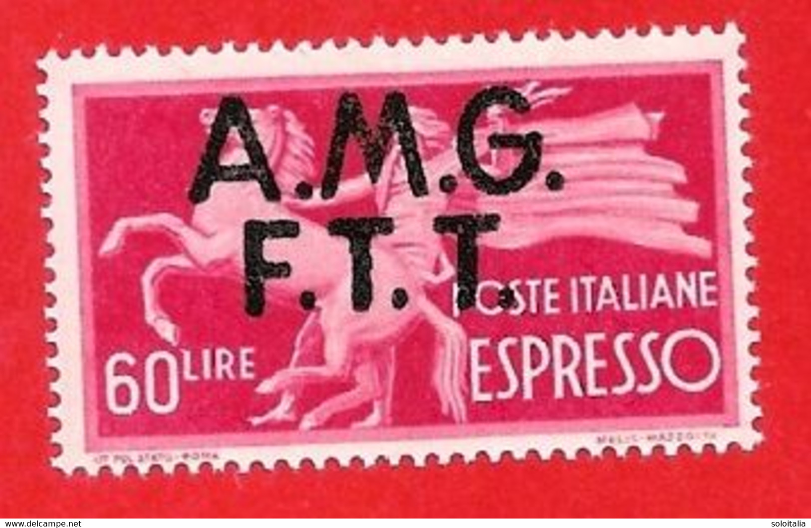 1947-48 (4) Serie Democratica Sovrastampati Su Due Righe Lire 60 - Nuovo MNH LEGGI BENE - Posta Espresso