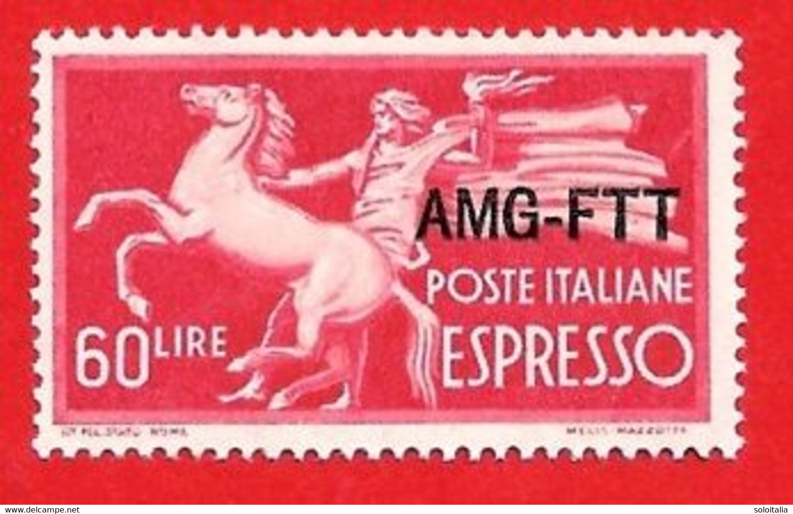 1950 (6) Democratica Sovrastampato Su Una Riga  - Nuovo MNH - Poste Exprèsse