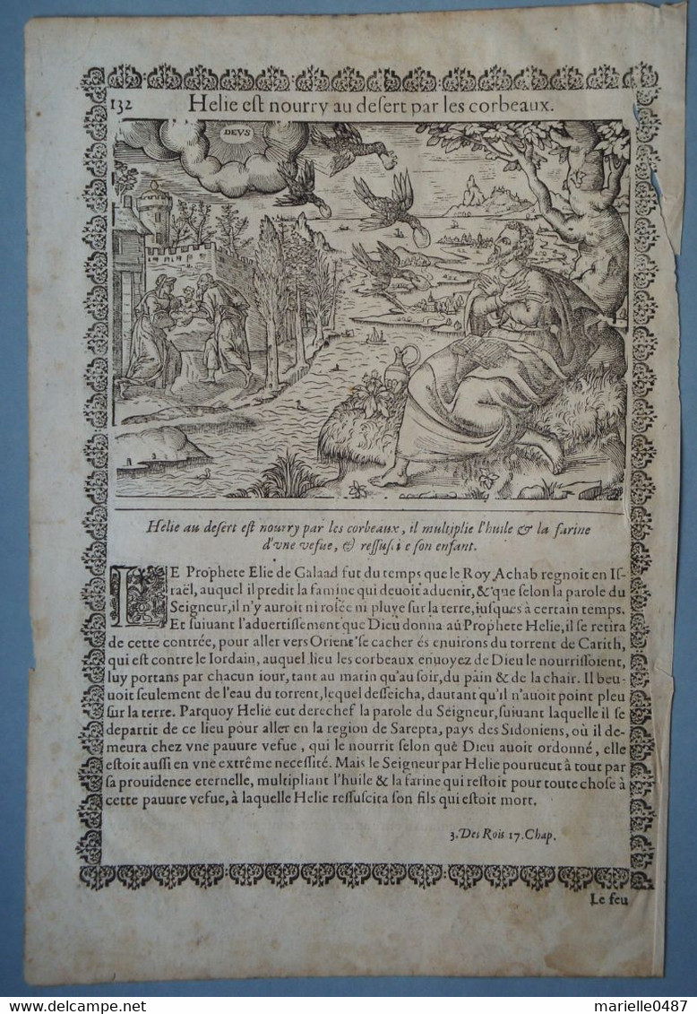 BIBLE DE JEAN COUSIN - Gravures Sur Bois. - Jusque 1700