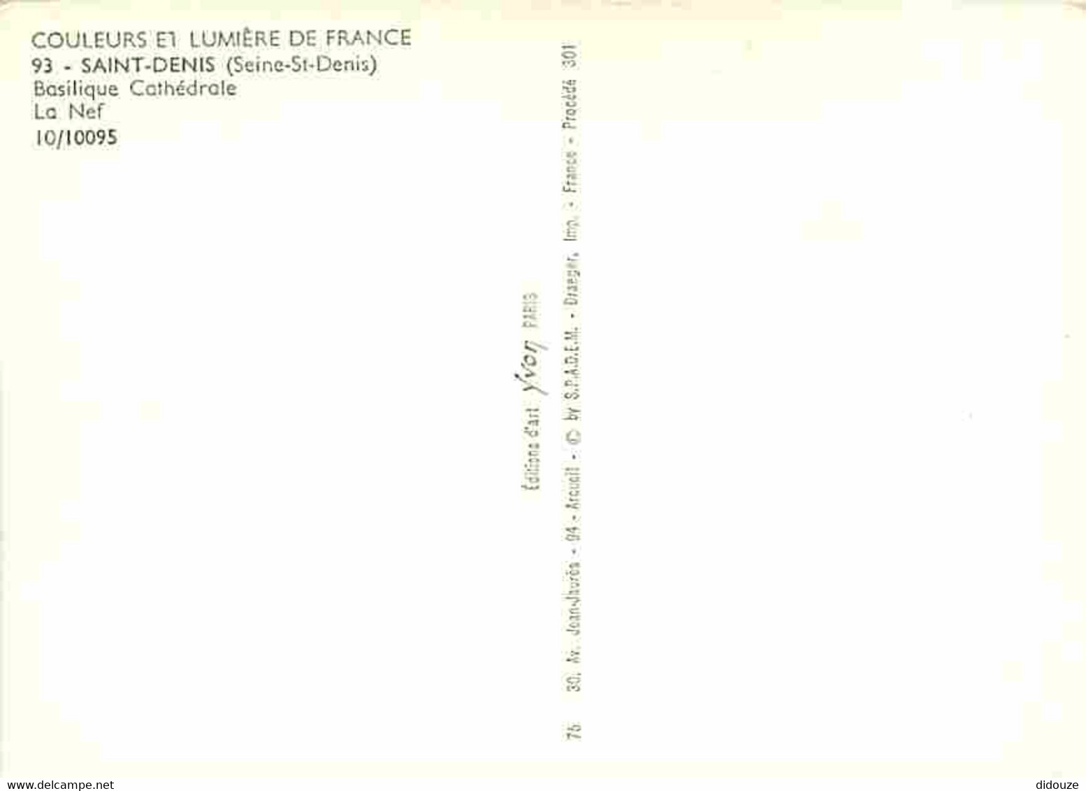 93 - Saint Denis - Intérieur De La Basilique - La Nef - Carte Neuve - CPM - Voir Scans Recto-Verso - Saint Denis