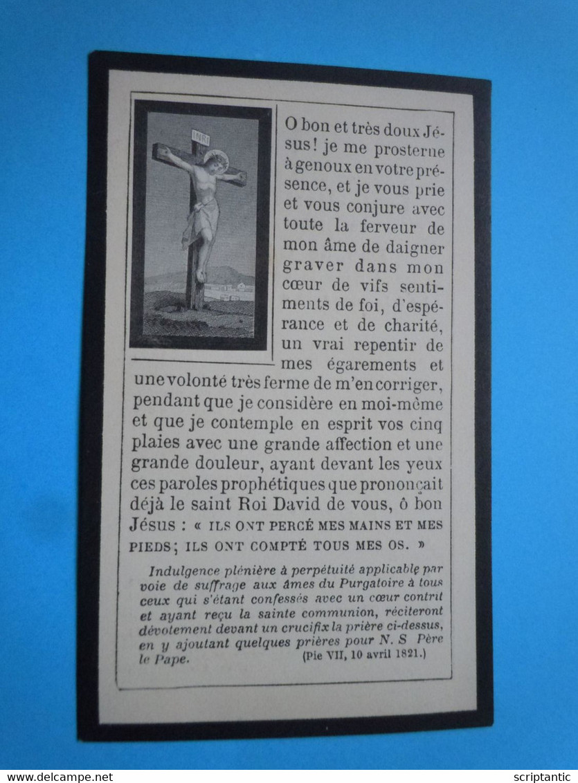 Faire Part Décès Louis Marie Camille De CHAMPIGNY Duc De CADORE 1882 - Overlijden