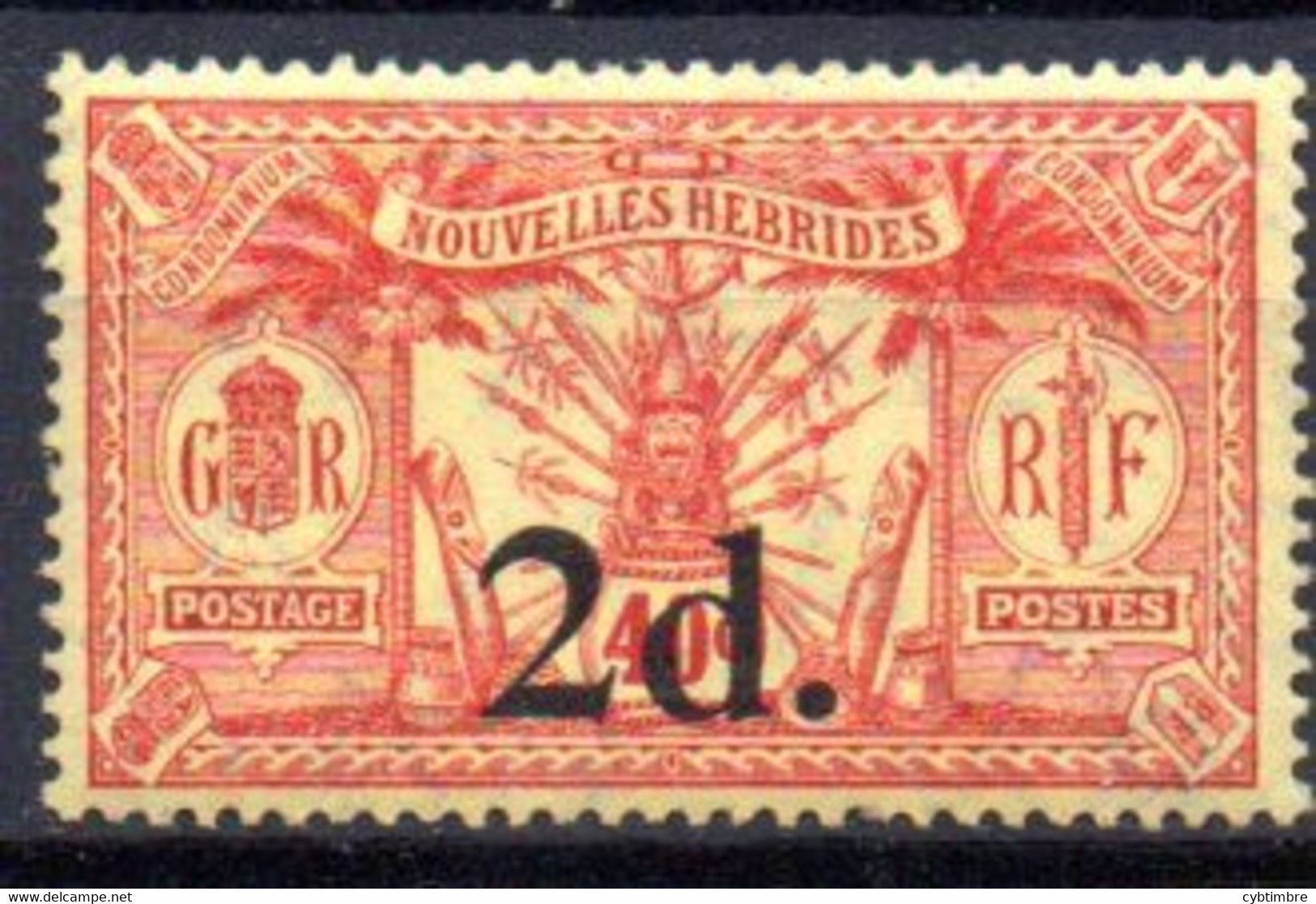 Nouvelles Hebrides: Yvert N° 68* - Unused Stamps