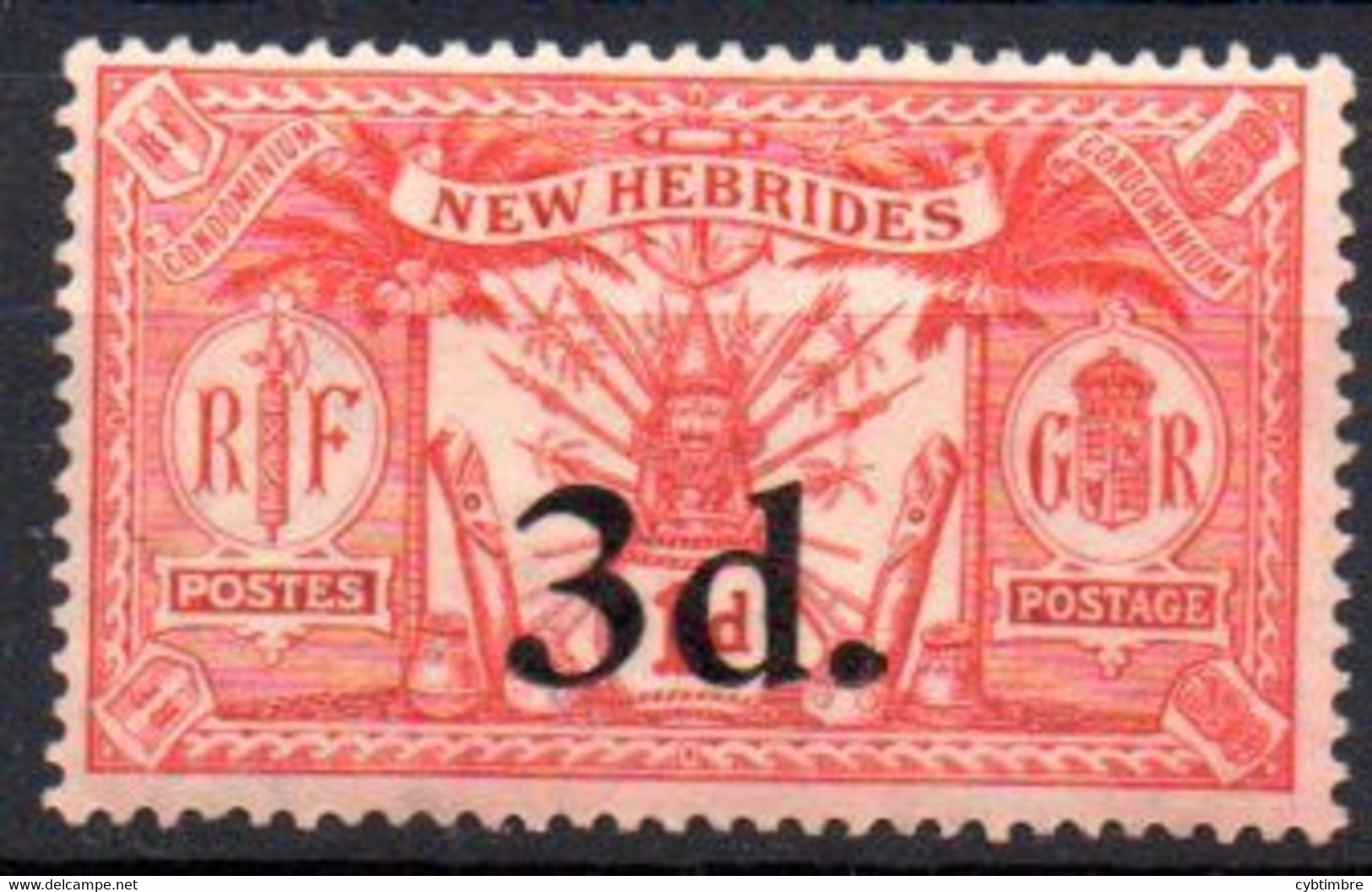 Nouvelles Hebrides: Yvert N° 78* - Unused Stamps