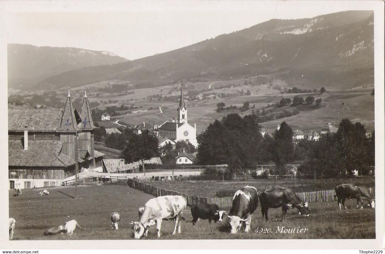 Suisse - MOUTIER - (église  Vaches) - Moutier