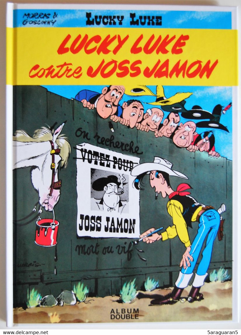 BD LUCKY LUKE - Album Double 6 - Lucky Luke Contre Joss Jamon / Les Cousins Dalton - Lucky Luke