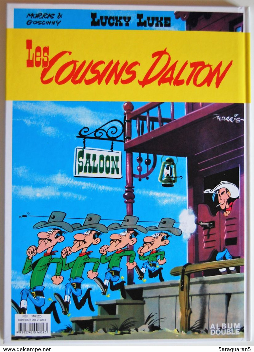 BD LUCKY LUKE - Album Double 6 - Lucky Luke Contre Joss Jamon / Les Cousins Dalton - Lucky Luke