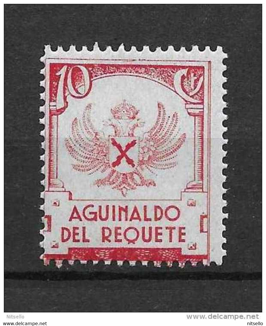 LOTE 2229 /// ESPAÑA 1936 .GUERRA CIVIL. LOCAL CARLISTA AGUINALDO DEL REQUETÉ.**MNH - Emissioni Nazionaliste