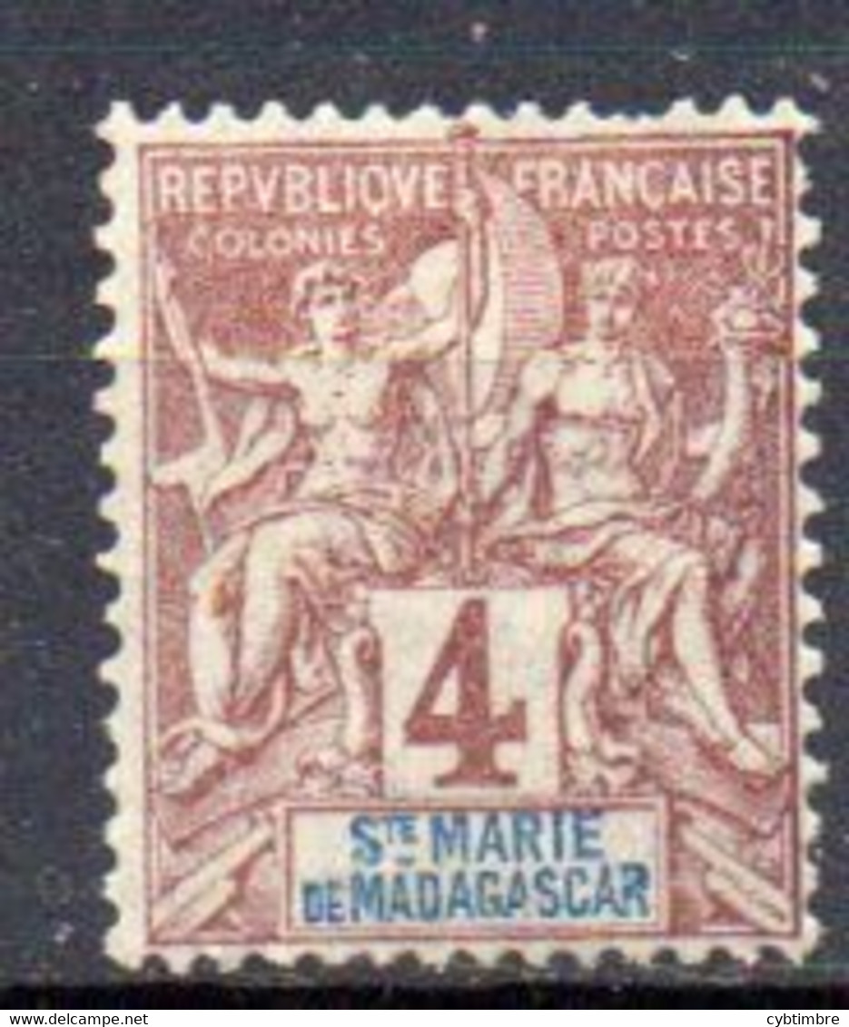 Sainte Marie De Madagascar : Yvert N° 3* - Unused Stamps
