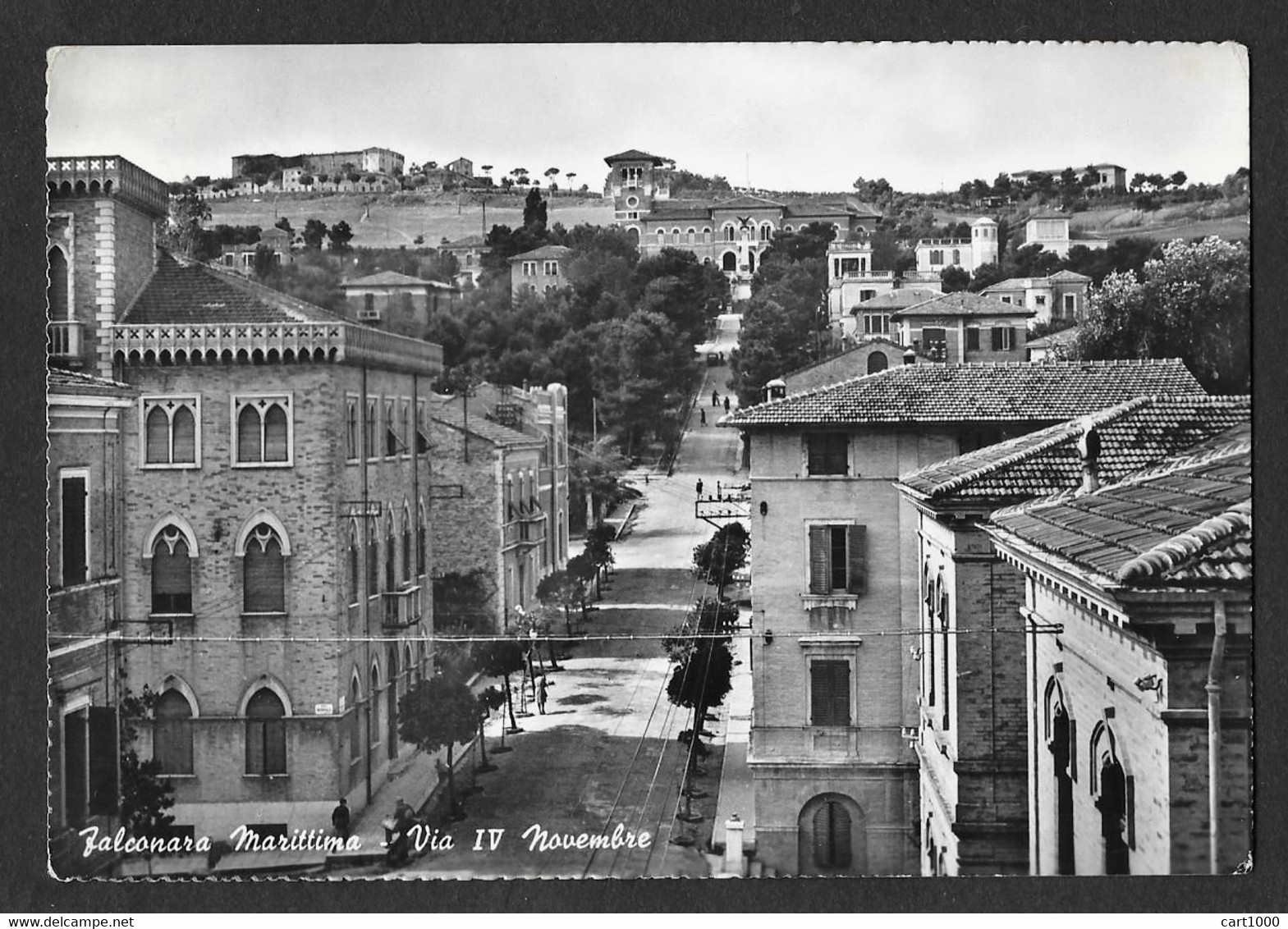 FALCONARA MARITTIMA VIA IV NOVEMBRE VG. 1958 ANCONA N°D296 - Ancona