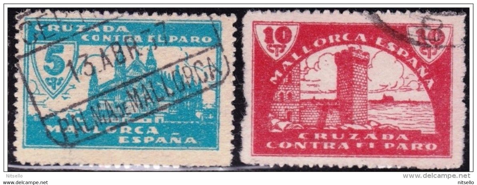 LOTE 2229 ///   (C115) ESPAÑA MALLORCA CRUZADA CONTRA EL PARO - Emissioni Nazionaliste