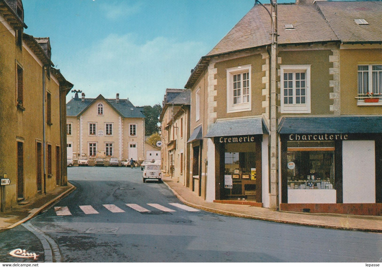 35 CPA PACE AVENUE BRIZEUX LA POSTE ET LA MAIRIE - Autres & Non Classés