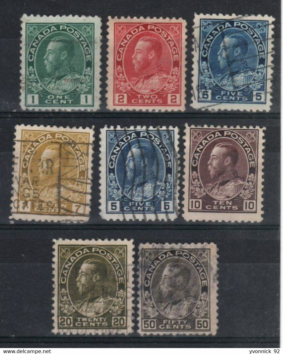 Canada -1903 Edouart  VII N°78/84 - Altri & Non Classificati