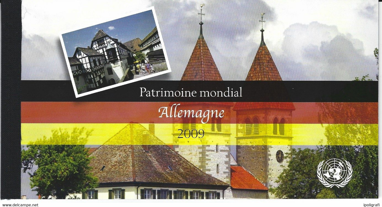 ONU Ginevra 2009 Unesco Patrimonio Mondiale: Germania, Carnet Prestige - Markenheftchen