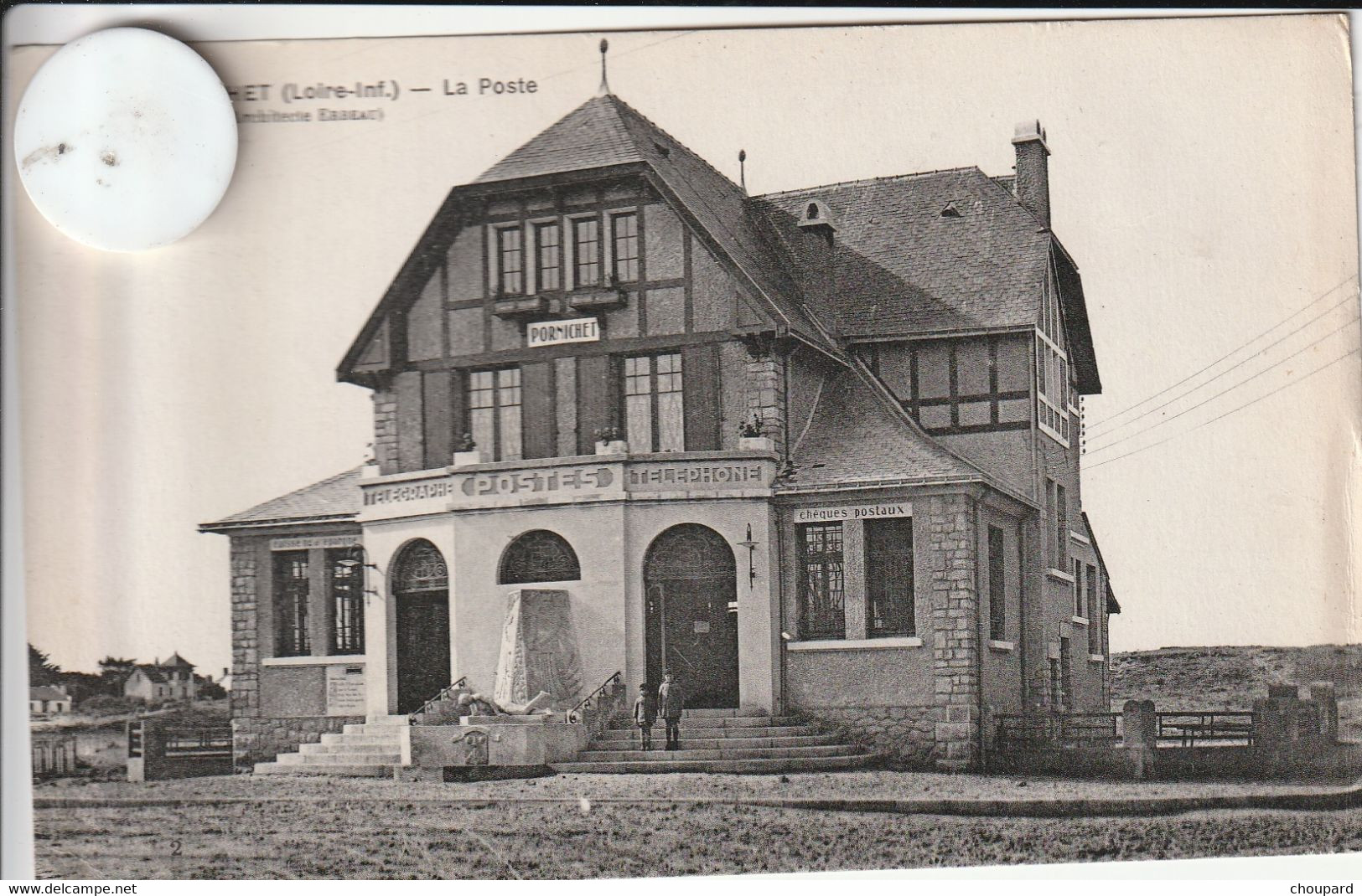 44 -Très Belle Carte Postale Ancienne  De PORNICHET    La Poste - Pornichet