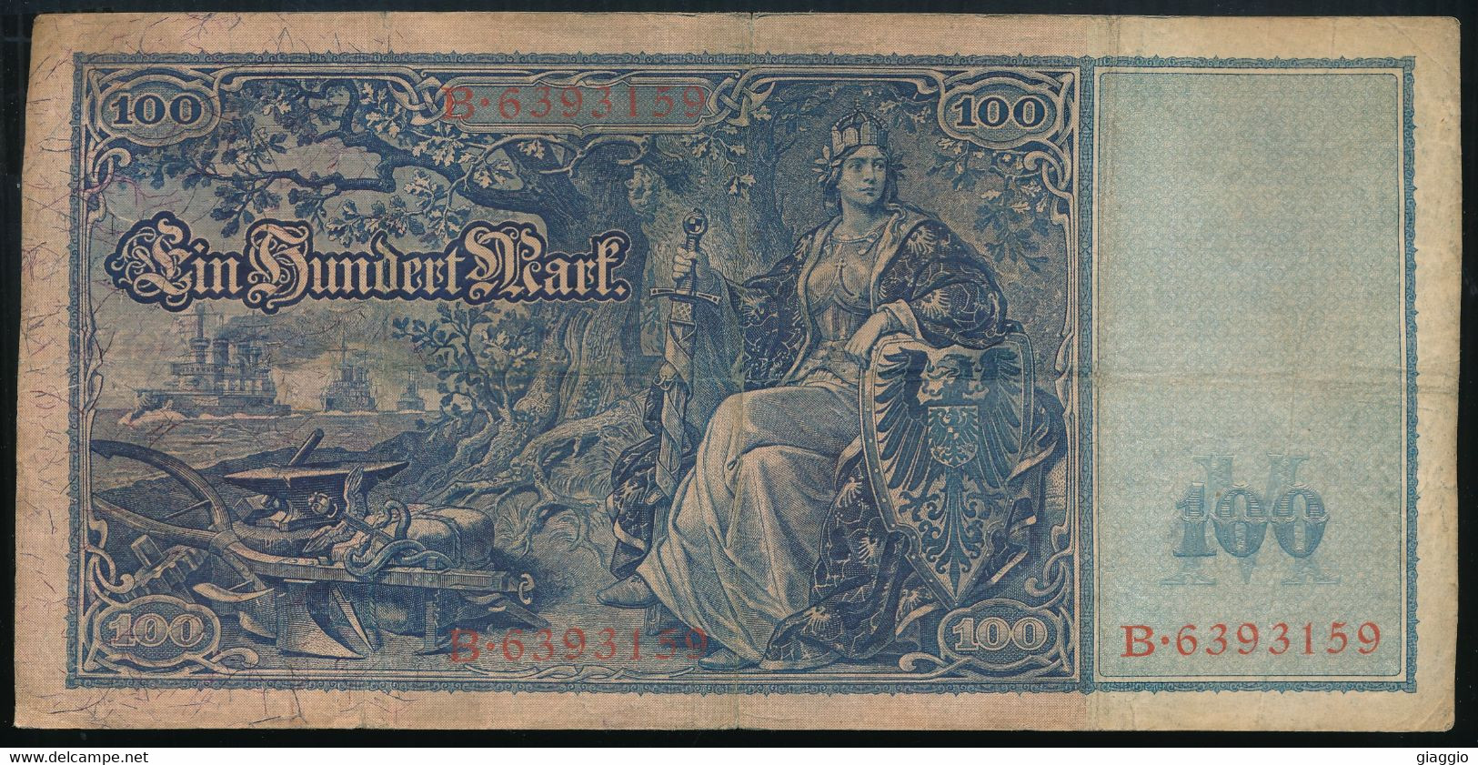 °°° GERMANY - 100 REICHSBANKNOTE 1910 °°° - 100 Mark