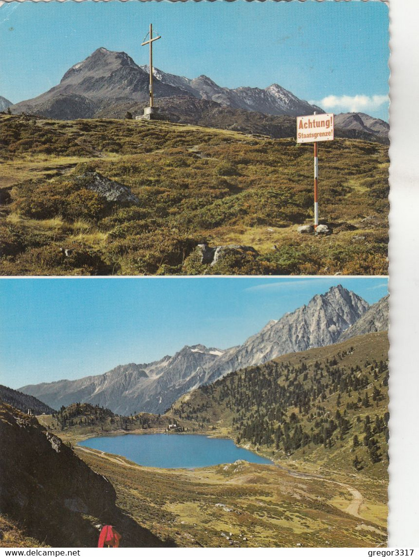 A6293) Staatsgrenze ÖSTERREICH - ITALIEN - Am STALLERSATTEL Mit Heldenkreuz - Obersee Grenzübergang ST. JAKOB - Defereggental