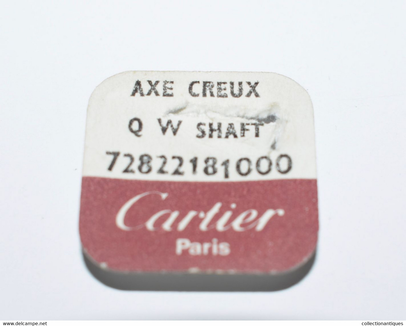 Cartier Axe Creux - Q W Shaft 72822181000 - Matériel