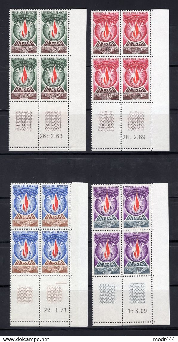 France 1969 - UNESCO - Block Of Four Stamps 4v - Complete Set - MNH** -  Superb*** - Collections