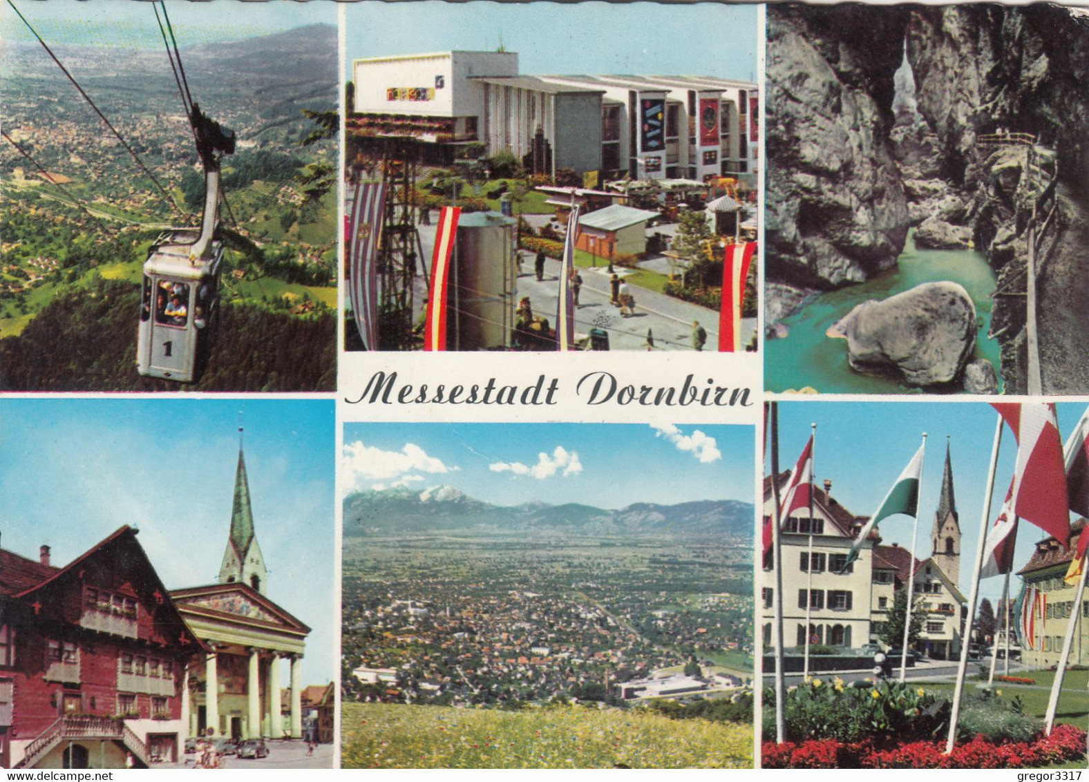 A6297) Messestadt DORNBIRN - Tolle Mehrbild AK - 1973 - Dornbirn