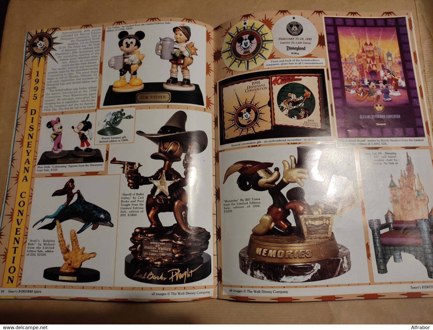 Tomart's DISNEYANA Update N°8 May/june 1995 Walt Disney Mickey Donald - Livres Sur Les Collections