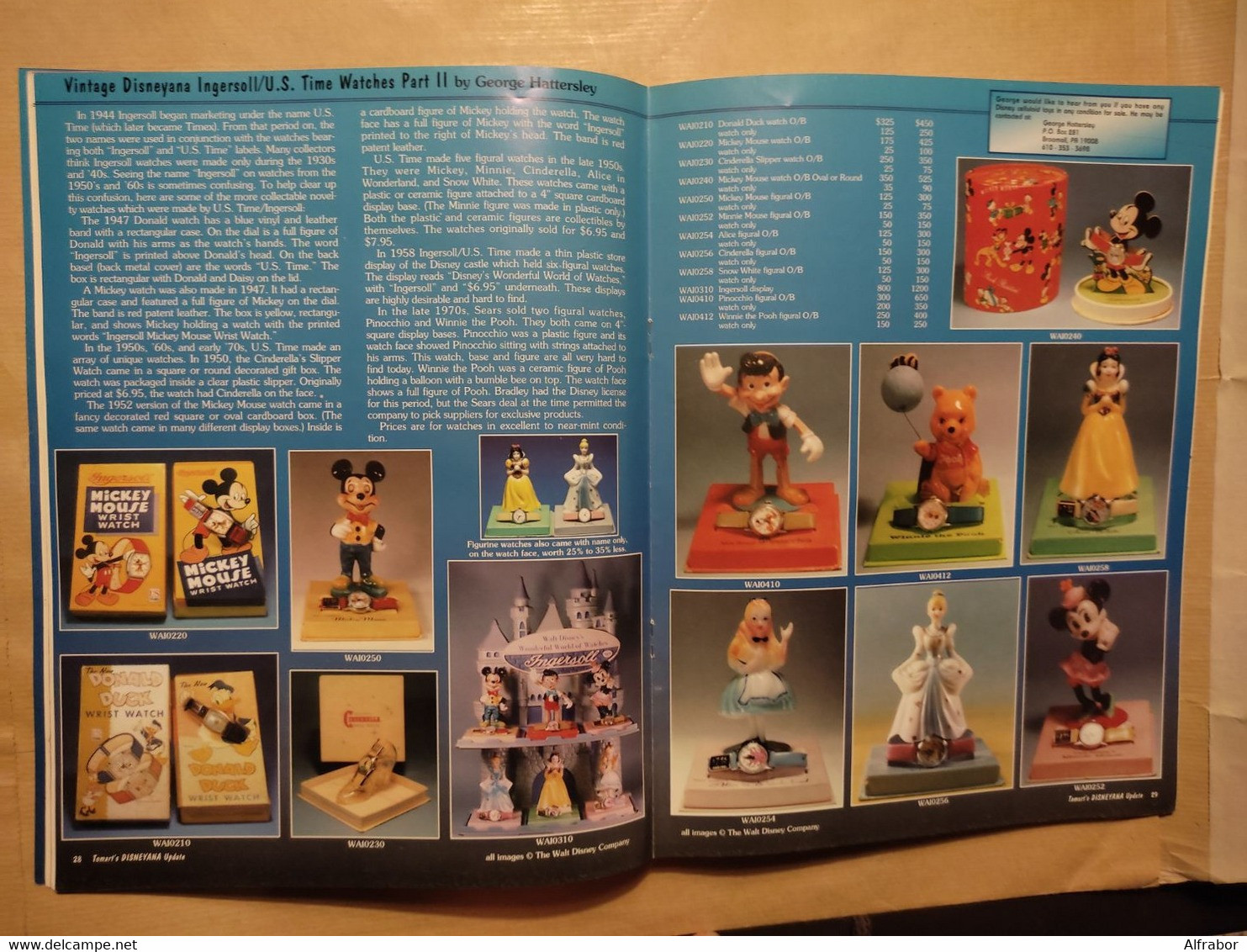 Tomart's DISNEYANA Update N°6  1994 Walt Disney Mickey Donald - Themengebiet Sammeln