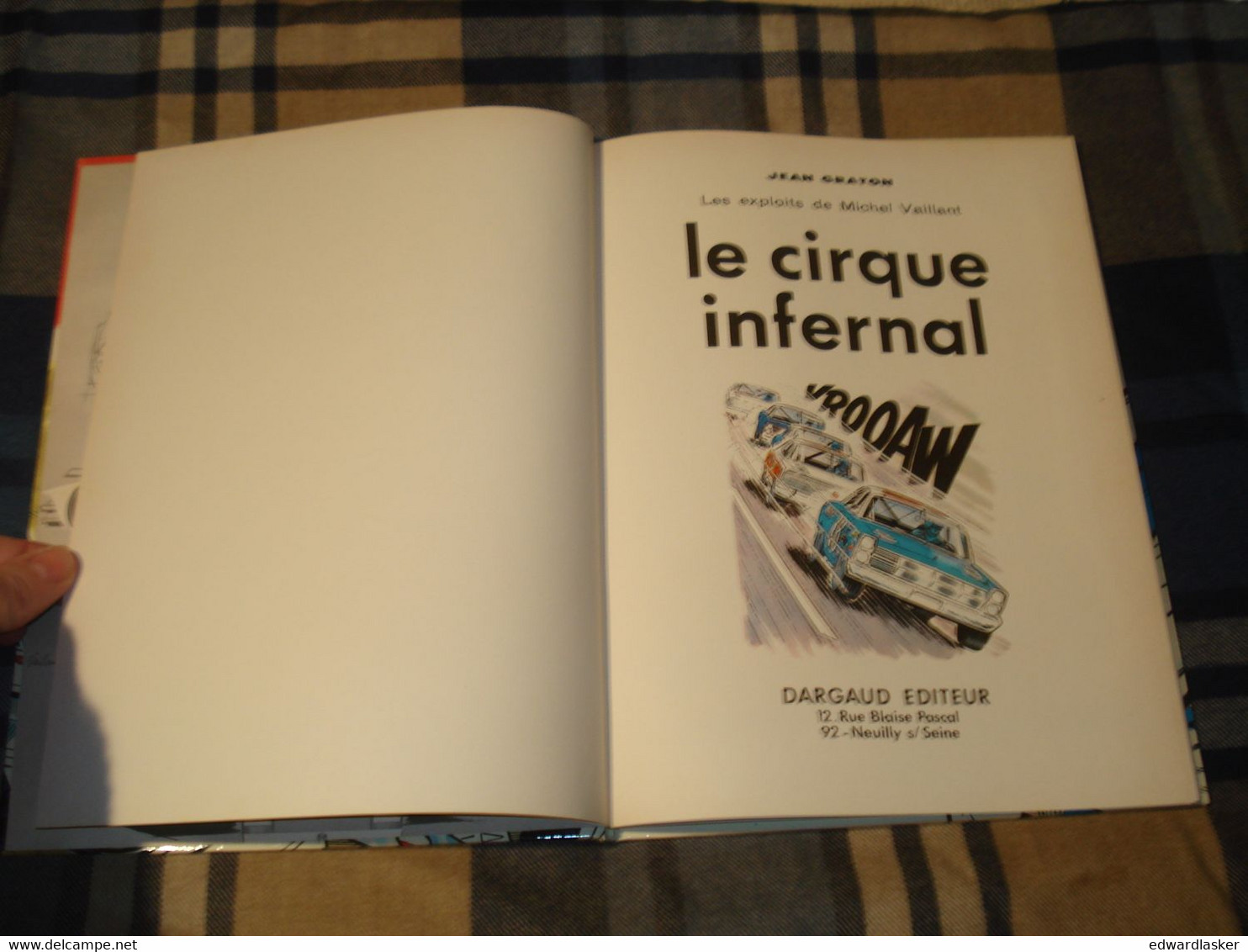 MICHEL VAILLANT 15 : Le Cirque Infernal /Jean Graton - Rééd. Dargaud (1973) - Très Bon état - Michel Vaillant