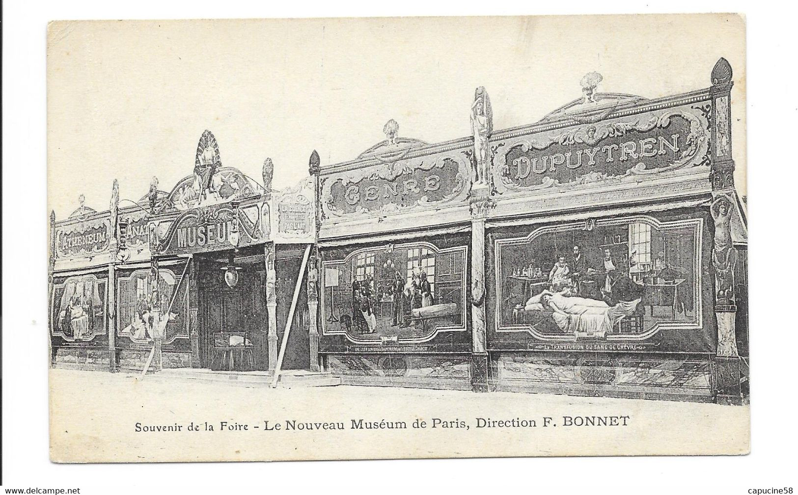 Cpa  Le Nouveau Muséum De Paris  Direction F. Bonnet Souvenir De La Foire  "003" - Foires