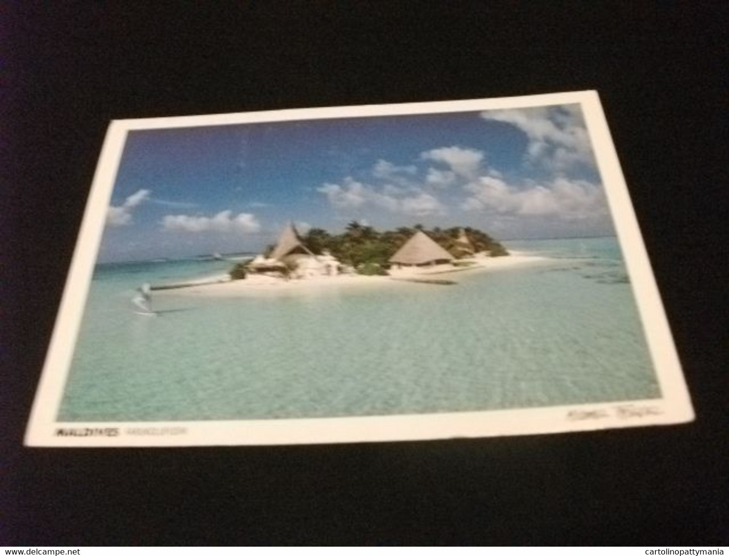 STORIA POSTALE FRANCOBOLLO COMMEMORATIVO MALDIVES FARUKOLUFUSHI - Maldive