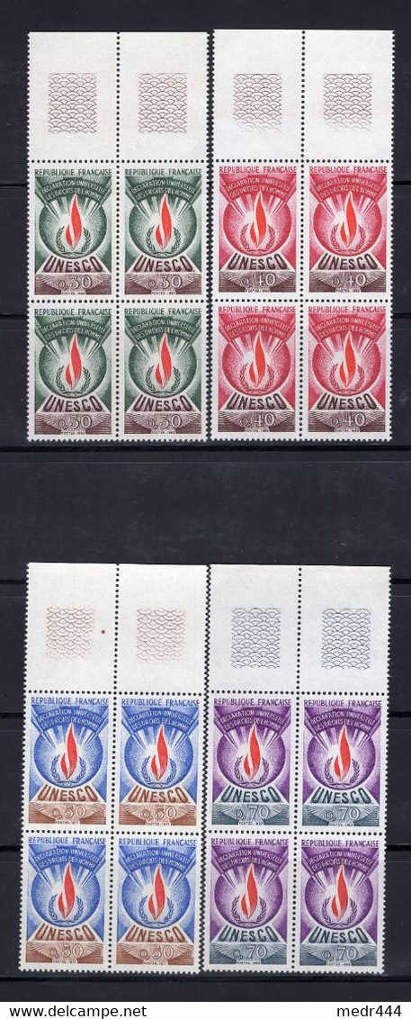 France 1969 - UNESCO - Block Of Four Stamps 4v - Complete Set - MNH** -  Superb*** - Collections