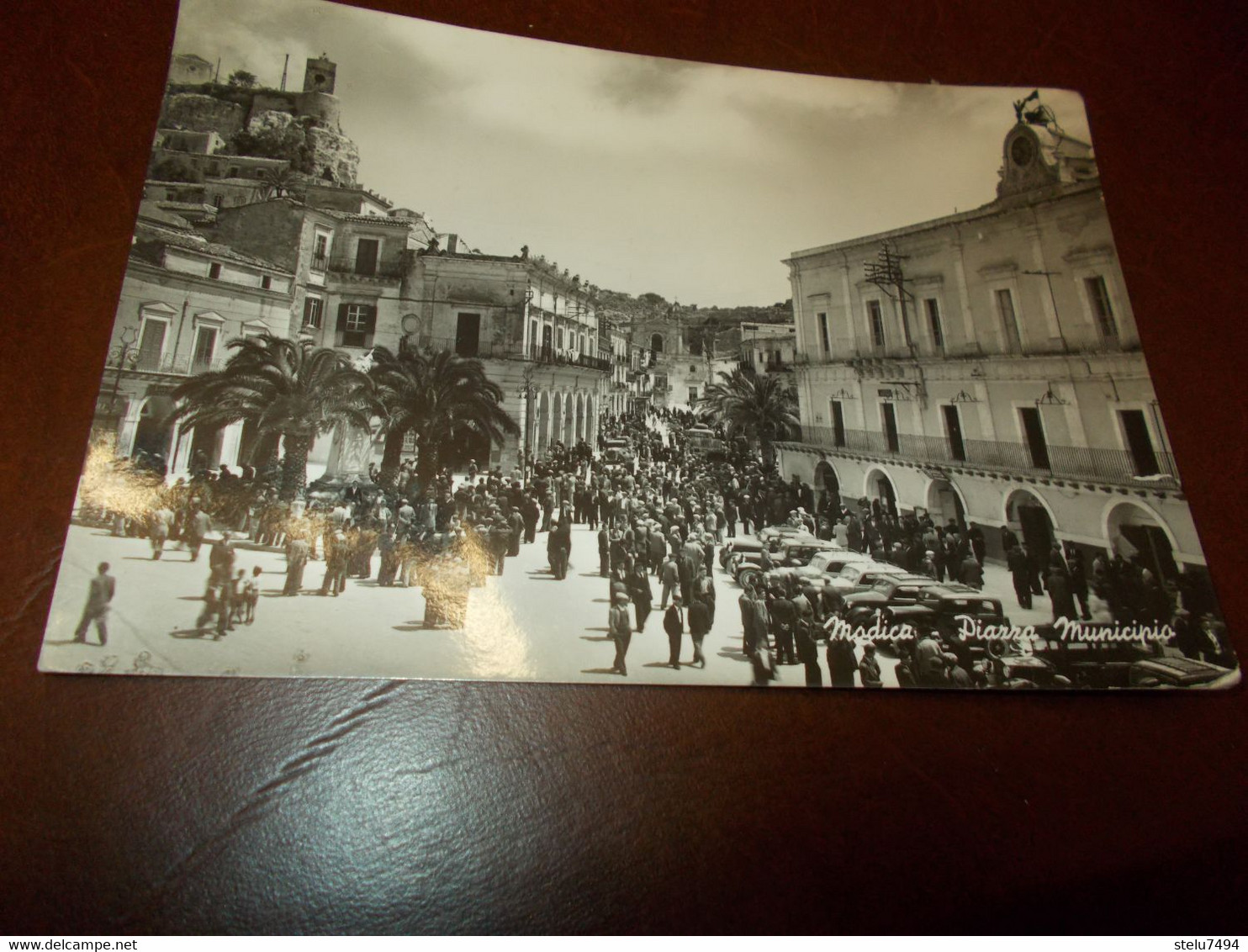 B801  Modica Piazza Municipio Viaggiata - Modica