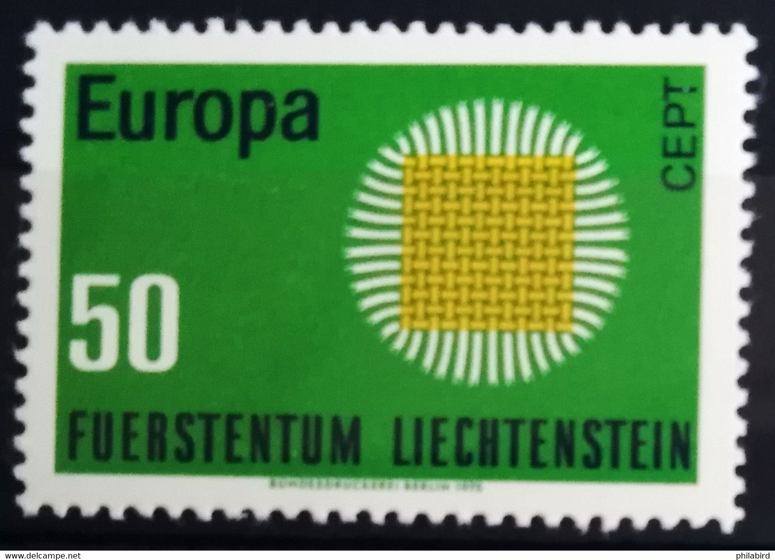 EUROPA 1970 - LIECHTENSTEIN                    N° 477                       NEUF** - 1970