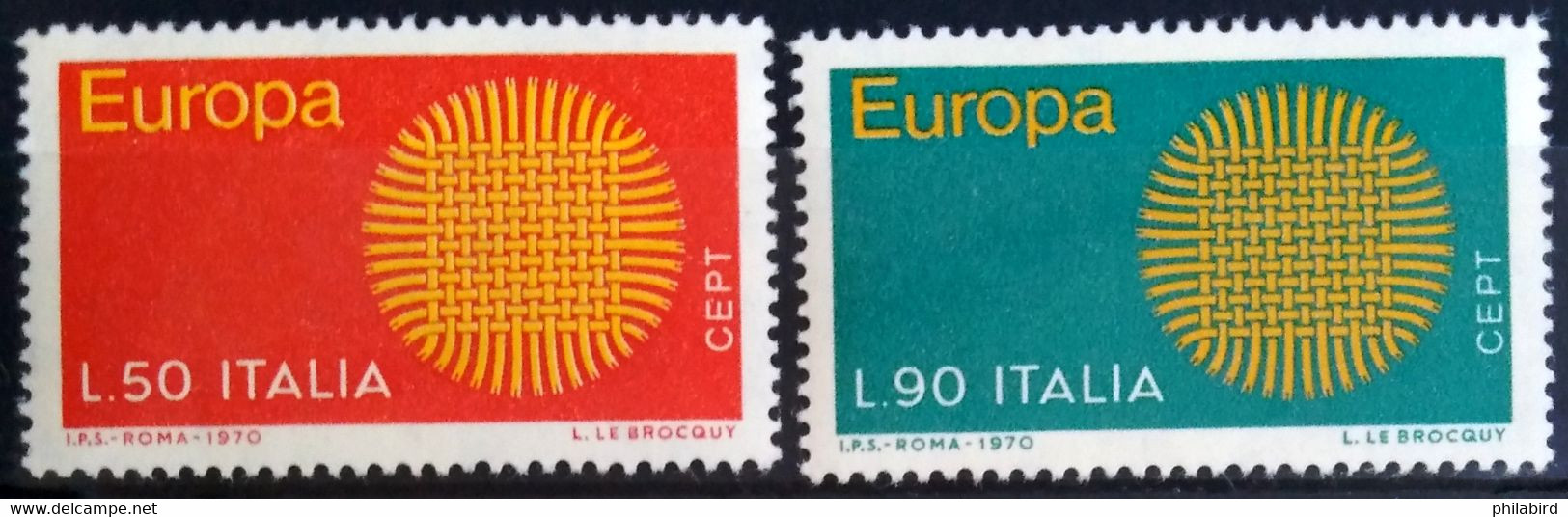 EUROPA 1970 - ITALIE                    N° 1047/1048                       NEUF** - 1970