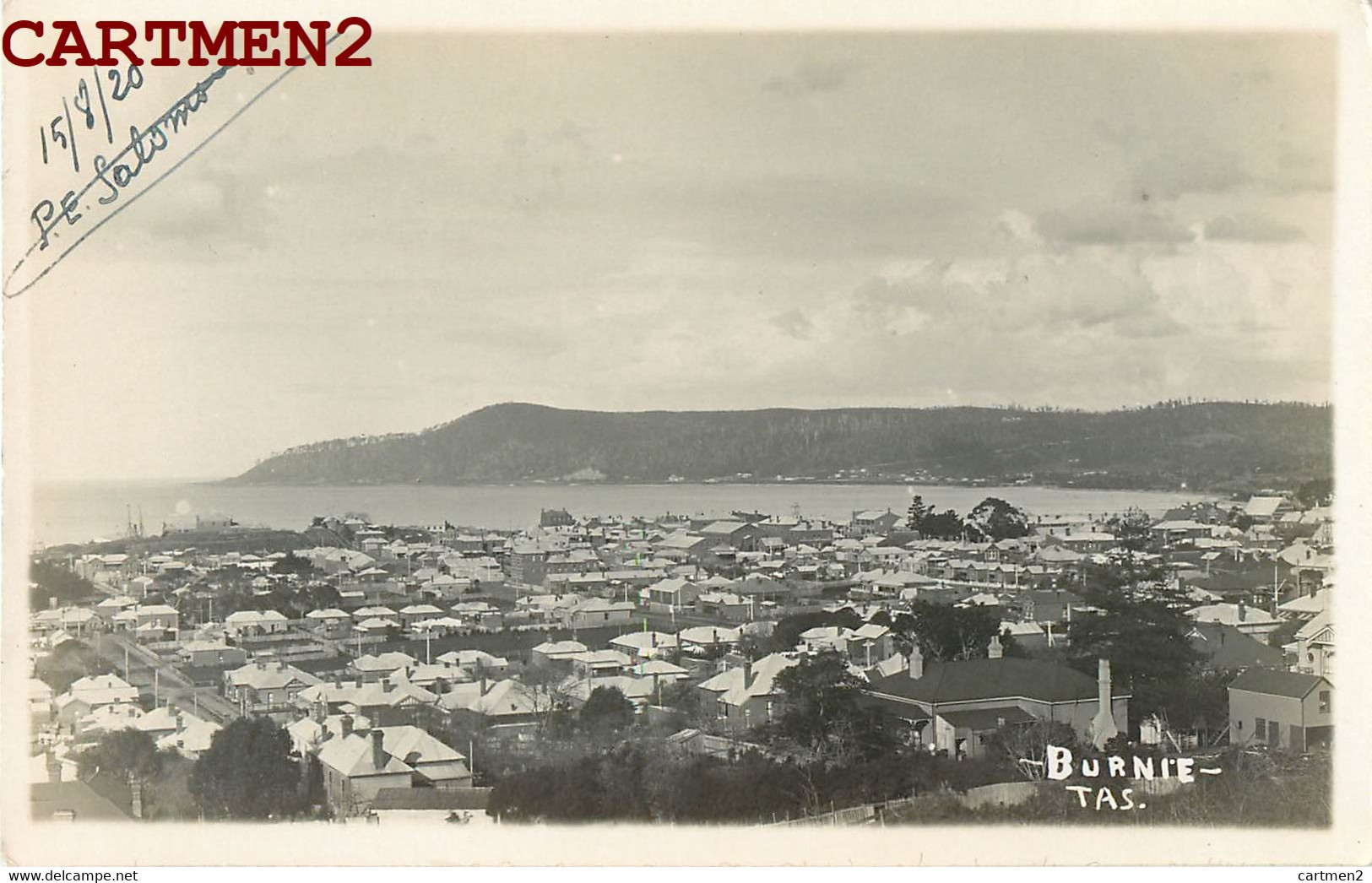 CARTE PHOTO : BURNIE TASMANIA P.E. SALOMON 1920 AUSTRALIA - Otros & Sin Clasificación