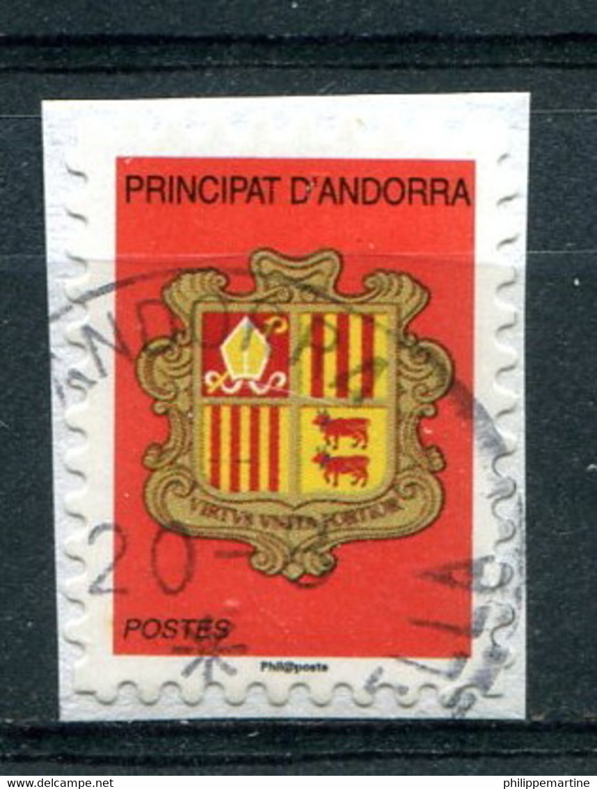 Andorre 2007 - YT 638 (o) Sur Fragment - Used Stamps