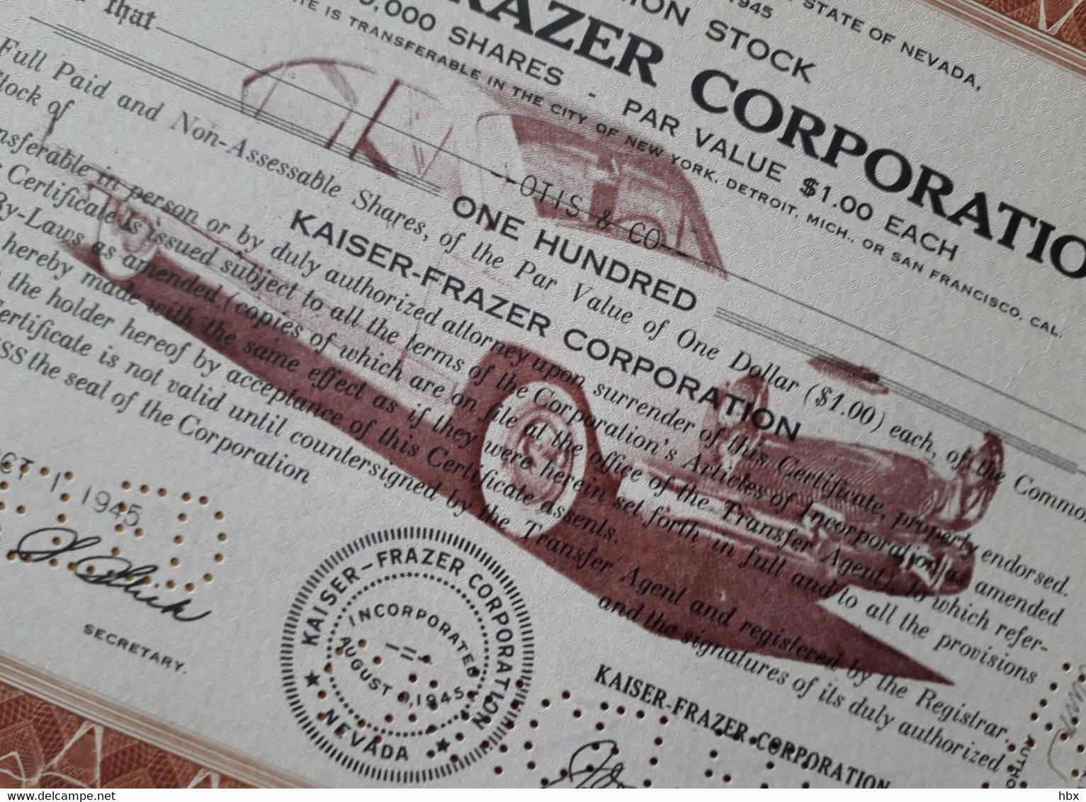 Kaiser-Frazer Corporation - 1945 - Automovilismo