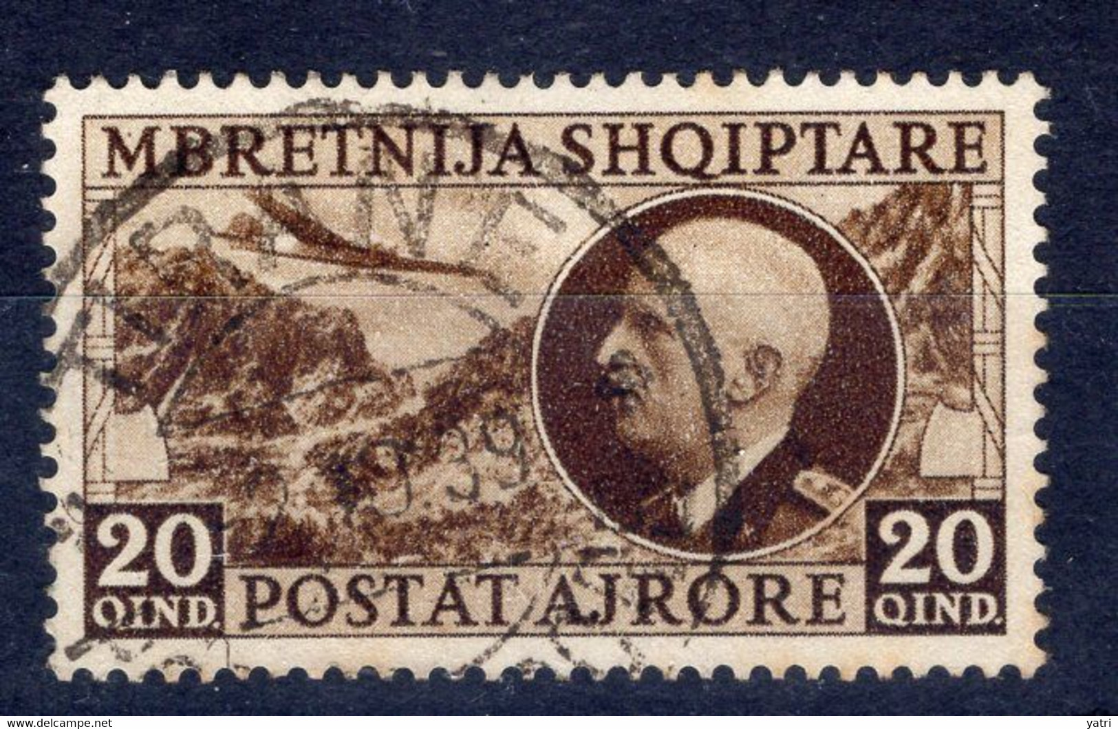 Albania (1939) - Posta Aerea 20 Q. Sass. 4 Ø - Albania