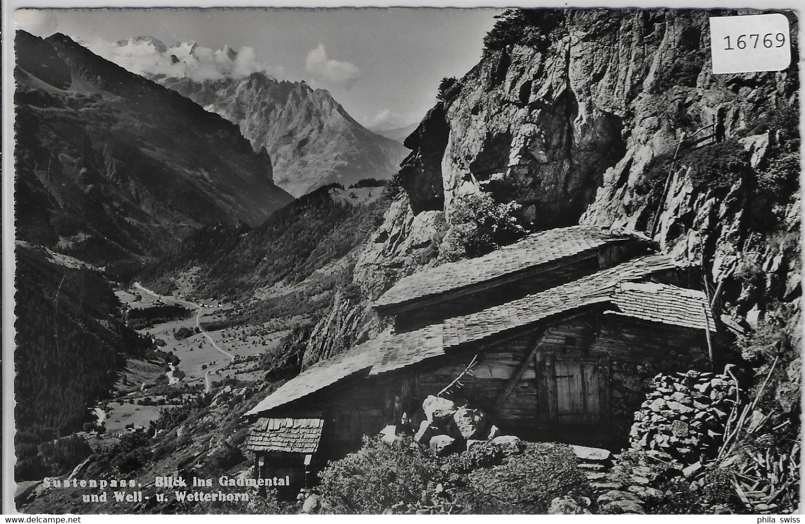 Sustenpass - Blick Ins Gadmental - Gadmen 